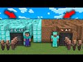 Minecraft NOOB vs PRO: NOOB OPENED his SECRET MAZE vs PRO SECRET MAZE in the village!
