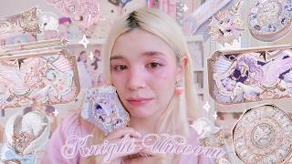 💗 flower knows knight unicorn horsegirl moment | all in, unboxing, swatching, yapping