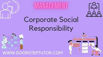 Corporate Social Responsibility Concept And Models Management Commerce UPSC NET