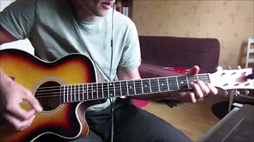 when love takes over (David Guetta feat Kelly Rowland) cover acoustic guitar + tuto riff