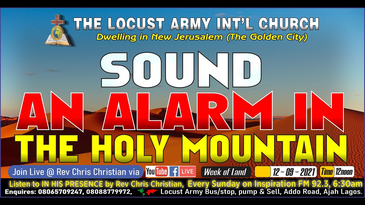 Rev. Chris Christian SOUND AN ALARM IN THE HOLD MOUNTAINS YouTube
