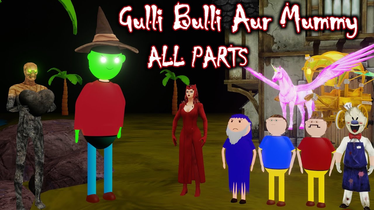 Gulli Bulli Aur Mummy All Parts | Mummy Story Compilation | Gulli Bulli Cartoon | Baba