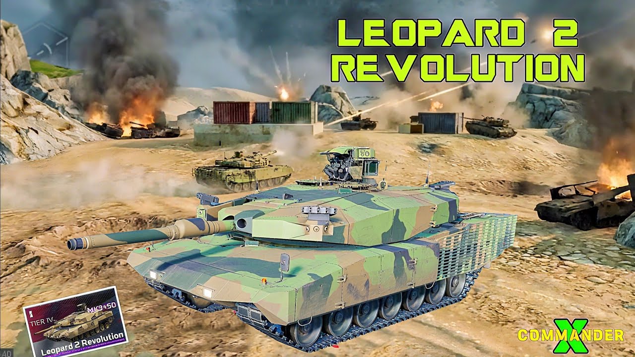 Leopard 2 Revolution 🔥 Tier IV Powerhouse | MWT: Tank Battles