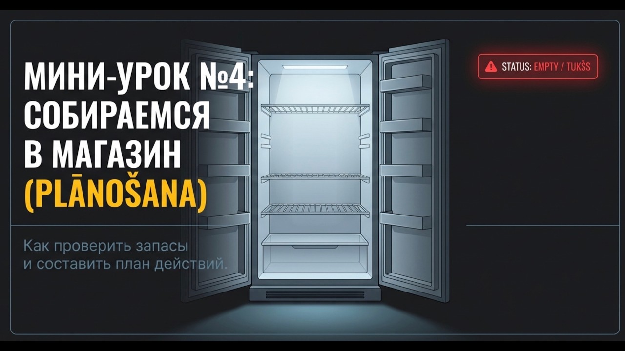 Латышский для выживания. Мини-урок 4