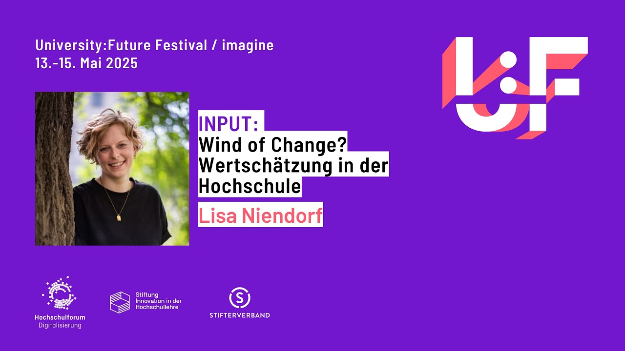 Wind of Change? Wertschätzung in der Hochschule - Lisa Niendorf - U:FF 2025