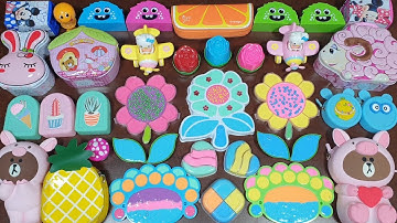 FLOWER SLIME | MIXING RANDOM THINGS INTO NEW HOMEMADE SLIME | RELAXING SLIME VIDEO | ALEX SLIME