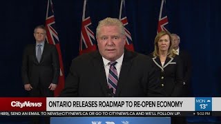 Ontario releases roadmap to ease coronavirus restrictions