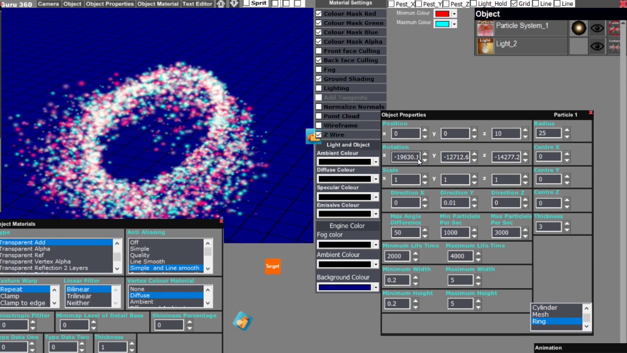 Particle System - YouTube