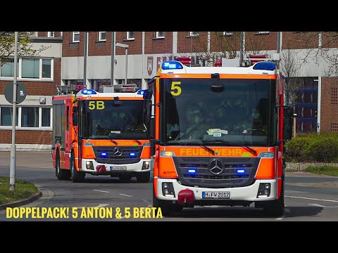 [Im Doppelpack zum Einsatz! + Gruß] HLF 5 Anton + HLF 5 Berta der Berufsfeuerwehr Hannover