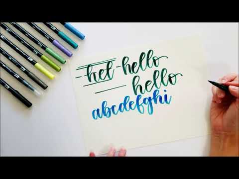 Beginner Brush Lettering