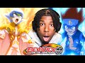 DAMIAN VS GINGKA WAS LEGENDARY FIRST TIME WATCHING BEYBLADE METAL MASTERS EPISODE 43 44 REACTION 