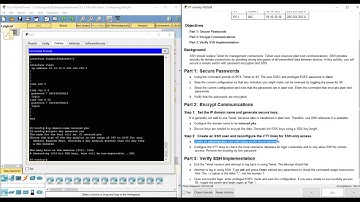 5.2.1.4 Configuring SSH - Routing & Switching Esstentials