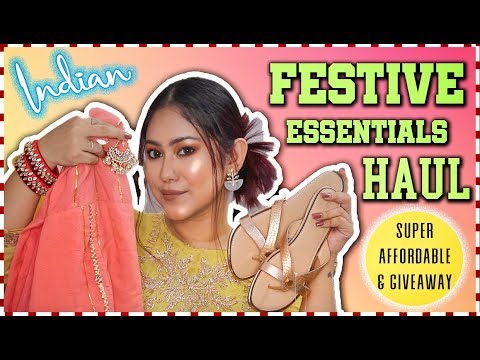 Affordable HAUL Indian FESTIVAL Essentials | Jewellery, Kurtis, Home Decor | ThatQuirkyMiss