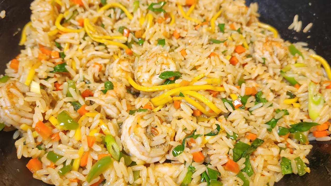 Quick and Easy Shrimp Fried Rice YouTube