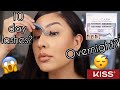 KISS FALSCARA OVERNIGHTER | TRY ON AND REVIEW | Alma Rivera Beauty