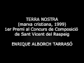 Terra nostra  enrique alborch