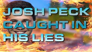 Josh Peck Caught In His Lies