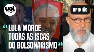 Josias: Lula morde iscas ao chamar Bolsonaro de fariseu; candidatos se entregam à guerra santa