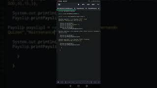 Interface Payslip (Java Script)