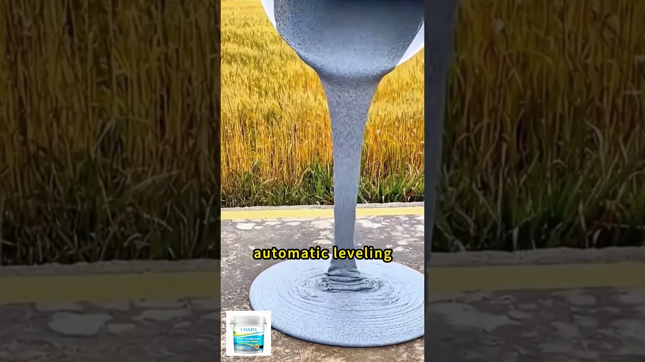 Самовыравнивающаяся эпоксидная грунтовка с цветным песком 