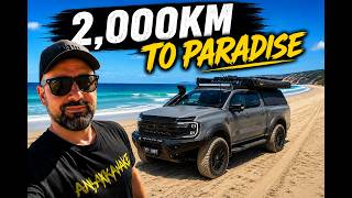 I DROVE 2,000KM to Reach FRASER ISLAND (K’gari) | BEACH CAMPING & 4WD Paradise Begins!