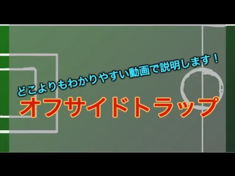 世界一わかりやすいオフサイドトラップの説明動画 Jリーグ Wc18 Acl18 Daihyo 日本代表 Youtube