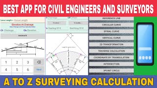 Best mobile application for surveying Calculation.| A to Z | screenshot 4