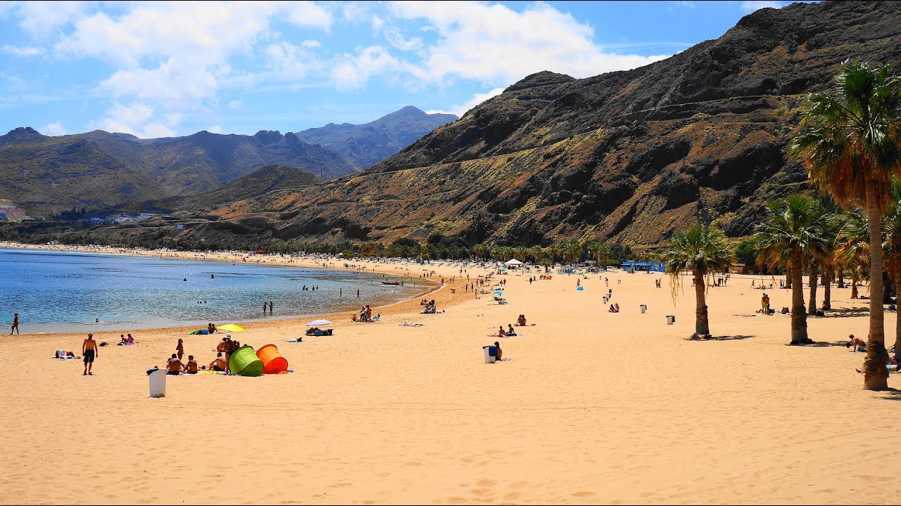 Playa Las Teresitas, Tenerife | 4K - YouTube