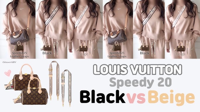 Louis Vuitton Bag Comparison Speedy 30 vs. Speedy 35 with a strap 