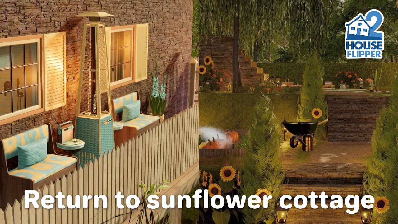 🏠 House Flipper 2 - Return to sunflower cottage 🌻 (custom job)