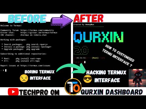 How to change termux theme by Qurxin tool #termuxthemechange #termuxtutorial #termuxhacking #termux