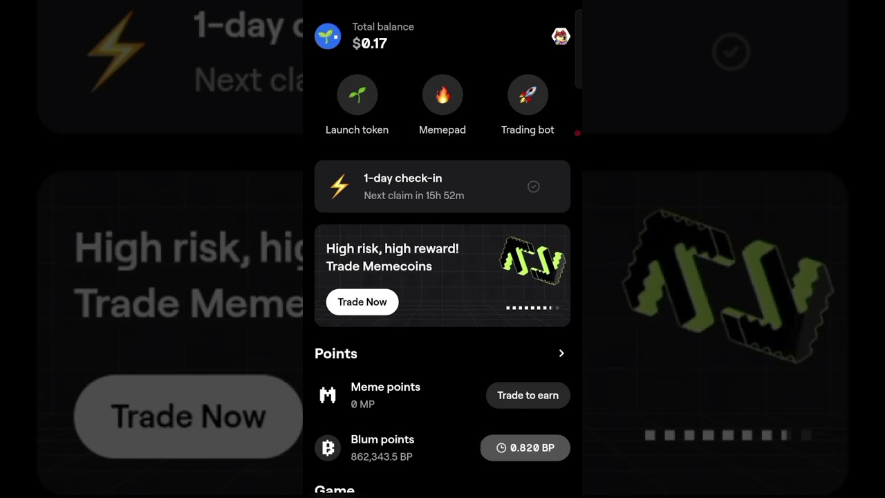 Blum Update | Blum Proof of Activity Task 