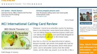 MCI Prepaid International Phone Card Review screenshot 5