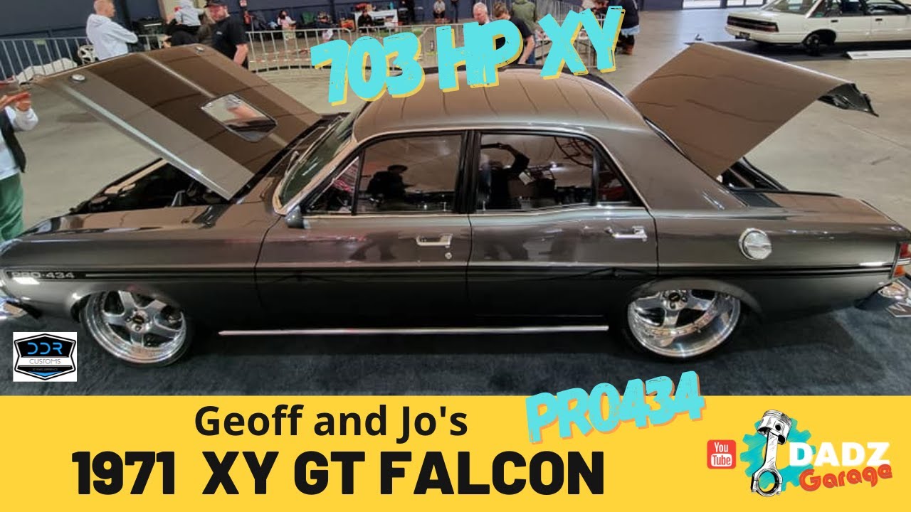 Geoff and Jo's 703HP 1971 XY GT Falcon - YouTube