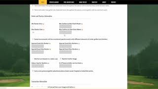 Create a Fantasy Golf League - Step 3 Roster Management