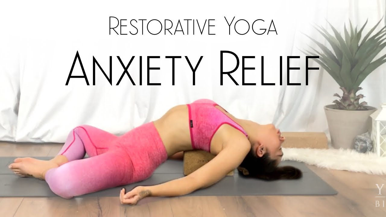 Yoga for Anxiety with Yoga Blocks ( BEST Yoga for Stress ) YouTube