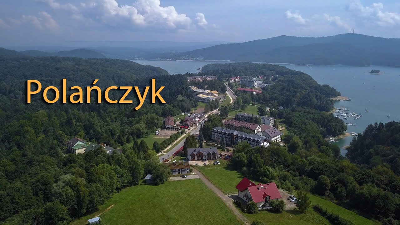 Polańczyk nad jeziorem Solińskim.