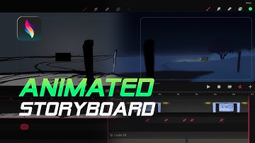 Geanimeerd storyboard op Procreate Dreams door @enrirdf