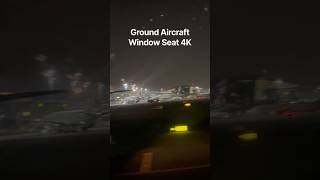 Doha Airport Night Landing! Qatar Airways Runway Glow, Tarmac & Ground Aircraft Window Seat 4K