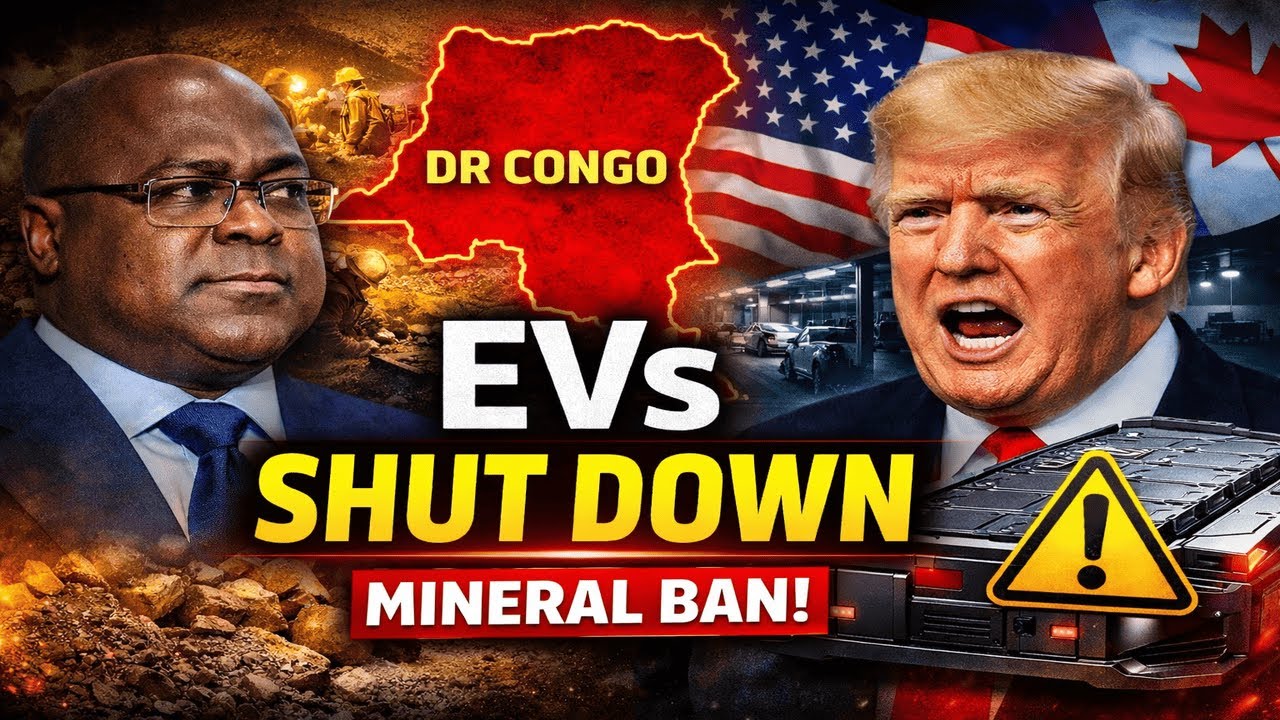 DR Congo Mineral Ban SHUTS DOWN Electric Vehicle Markets Worldwide?!