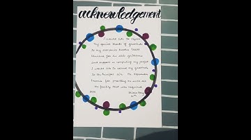 project file acknowledgement #artwork #projectfile #brushpen #simplework