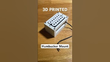 3D Printed Humbucker Prototype #guitar #3dprinted #prototype
