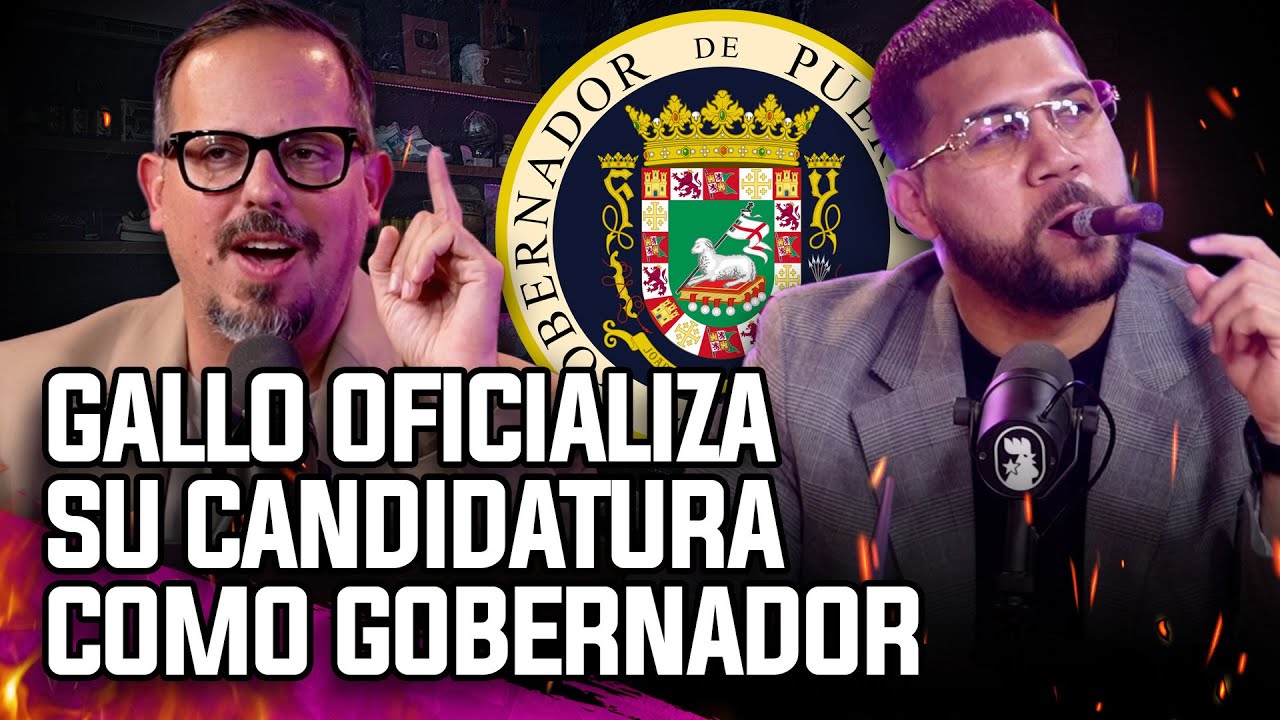 GALLO OFICIALIZA SU CANDIDATURA COMO GOBERNADOR