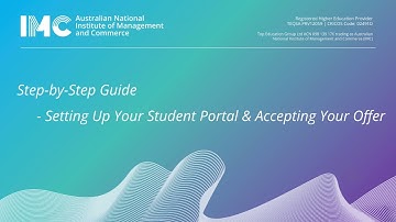 Student Portal Setup and Offer Acceptance Guide