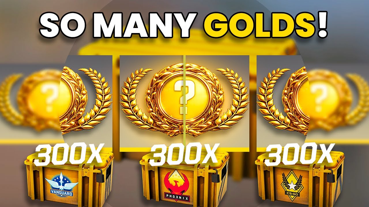 SO MANY GOLDS!! (Winter Offensive Case Opening)