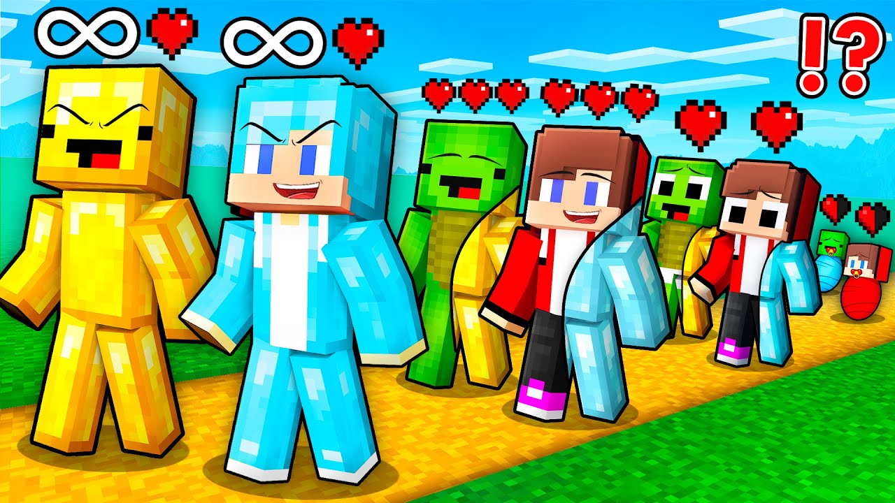 Джей-Джей и Майки: жизненный цикл от БЕДНОСТИ до БОГАТСТВА в Minecraft! - Maizen