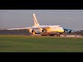 Antonov An-124-100m-150 Takeoff - London Stansted Airport