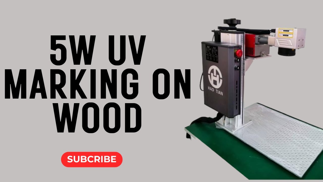 5W UV marking on wood with 300X300mm working size lens