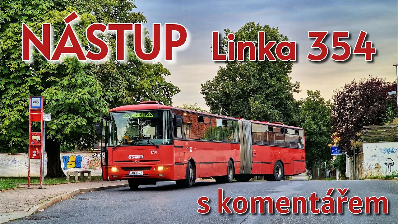 NÁSTUP s komentářem | KAROSA B961E #1781 | 354/18