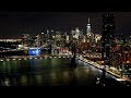 New York Skyline at Night Screensaver HD NYC Skyline, Long Island Aerial Landscapes Live